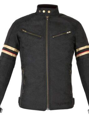 NEW DUCHINNI Kid’s Michigan Motorcycle Jacket Size XL(14/16) Black—Padded Riding